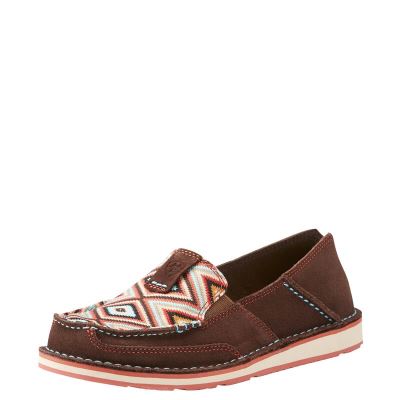 Ariat Cruiser Kahve / Beyaz Loafer Ayakkabı Bayan (34862-524)